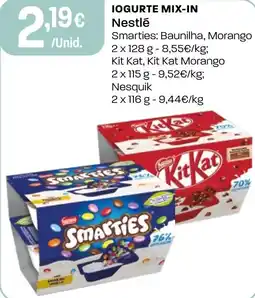Intermarché Iogurte mix-in Nestlé promoção
