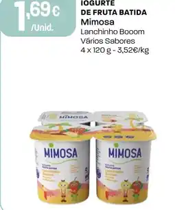Intermarché Iogurte de fruta batida mimosa promoção