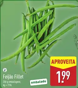 ALDI Feijão Fillet promoção