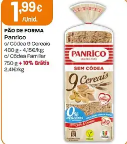 Intermarché Pão de forma panrico promoção