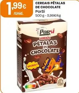 Intermarché Cereais pétalas de chocolate porsi promoção