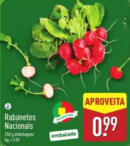 ALDI Rabanetes Nacionais promoção