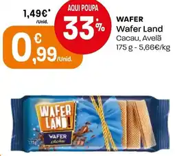 Intermarché Wafer wafer land cacau, avelã promoção