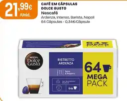 Intermarché Café em cápsulas dolce gusto Nescafé promoção