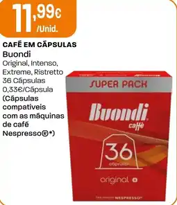 Intermarché Café em cápsulas Buondi promoção