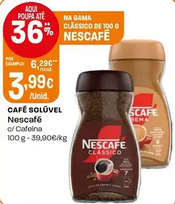 Intermarché Café solúvel nescafé promoção
