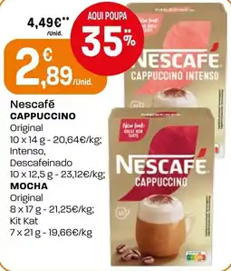 Intermarché Nescafé CAPPUCCINO promoção