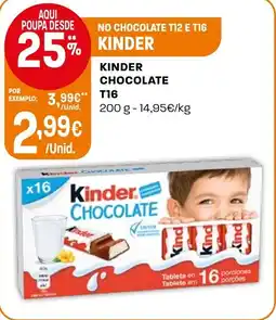 Intermarché Kinder chocolate t16 promoção