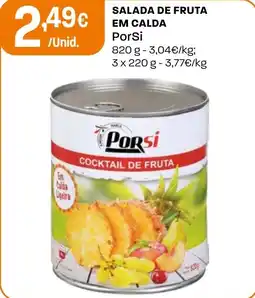 Intermarché Salada de fruta em calda PorSi promoção