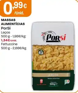 Intermarché Massas alimentícias PorSi promoção