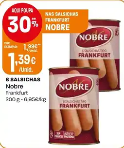 Intermarché 8 salsichas Nobre promoção
