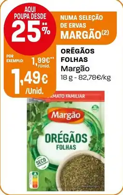 Intermarché Orégãos folhas Margão promoção