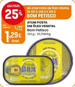 Intermarché Atum posta em óleo vegetal bom petisco promoção