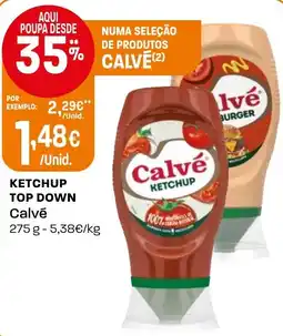 Intermarché Ketchup top down Calvé promoção