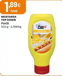 Intermarché Mostarda top down porsi promoção