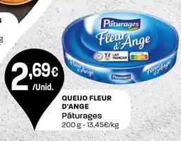 Intermarché Queijo fleur d'ange Paturages promoção