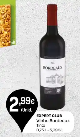 Intermarché EXPERT CLUB Vinho Bordeaux promoção