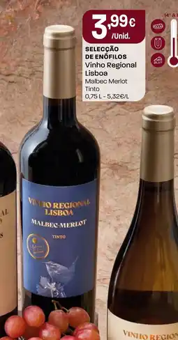 Intermarché Selecção de enófilos Vinho Regional Lisboa promoção
