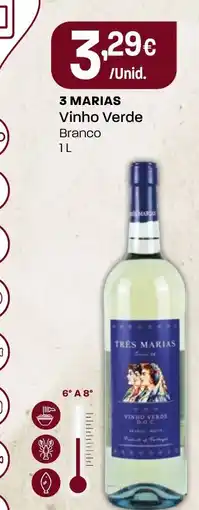 Intermarché 3 MARIAS Vinho Verde promoção