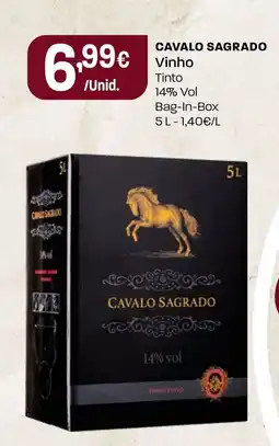Intermarché CAVALO SAGRADO Vinho Tinto promoção