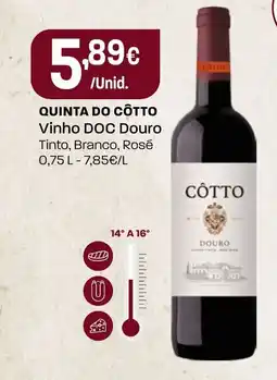 Intermarché QUINTA DO CÔTTO Vinho DOC Douro promoção