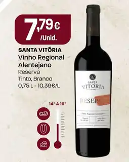 Intermarché SANTA VITÓRIA Vinho Regional Alentejano promoção