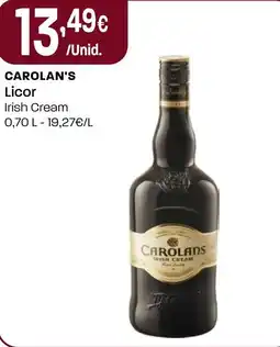 Intermarché CAROLAN'S Licor promoção