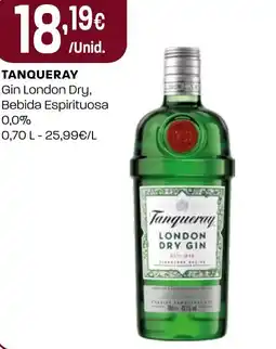 Intermarché TANQUERAY Gin London Dry, Bebida Espirituosa promoção