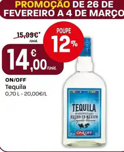 Intermarché ON/OFF Tequila promoção