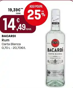 Intermarché BACARDI Rum promoção