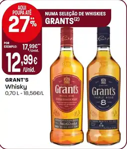 Intermarché GRANT'S Whisky promoção