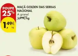 Pingo Doce Maça golden das serras nacional promoção