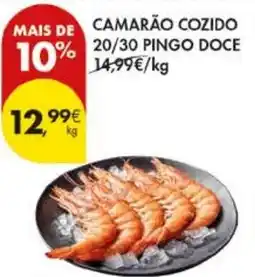 Pingo Doce Camarão cozido 20/30 pingo doce promoção