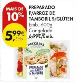 Pingo Doce Preparado p/arroz de tamboril s/glúten promoção