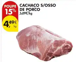 Pingo Doce Cachaço s/osso de porco promoção