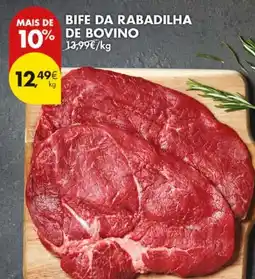 Pingo Doce Bife da rabadilha de bovino promoção