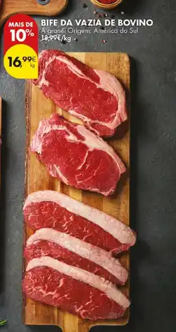 Pingo Doce Bife da vazia de bovino promoção