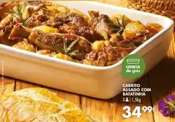 Pingo Doce Cabrito assado com batatinha promoção