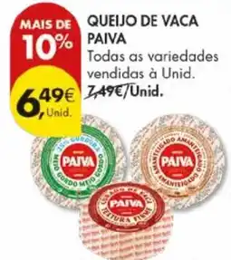 Pingo Doce Queijo de vaca paiva promoção
