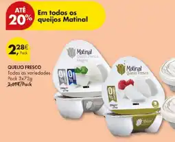 Pingo Doce Queijo fresco promoção