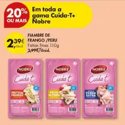 Pingo Doce Fiambre de frango/ peru promoção