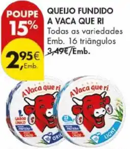 Pingo Doce Queijo fundido a vaca que ri promoção