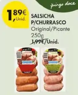 Pingo Doce Salsicha p/churrasco promoção