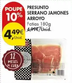 Pingo Doce Presunto serrano jamones arroyo promoção