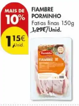 Pingo Doce Fiambre porminho fatias finas promoção