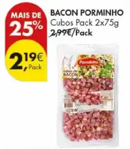 Pingo Doce Bacon porminho promoção