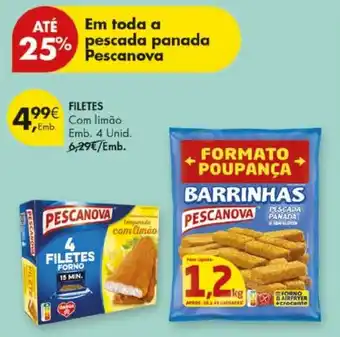 Pingo Doce Pescanova filetes promoção