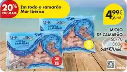 Pingo Doce Miolo camarão 50/70 promoção