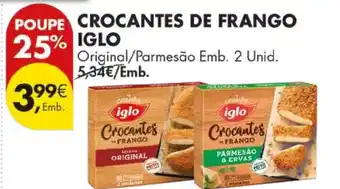 Pingo Doce Crocantes de frango iglo promoção