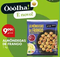 Pingo Doce Almondegas de frango promoção